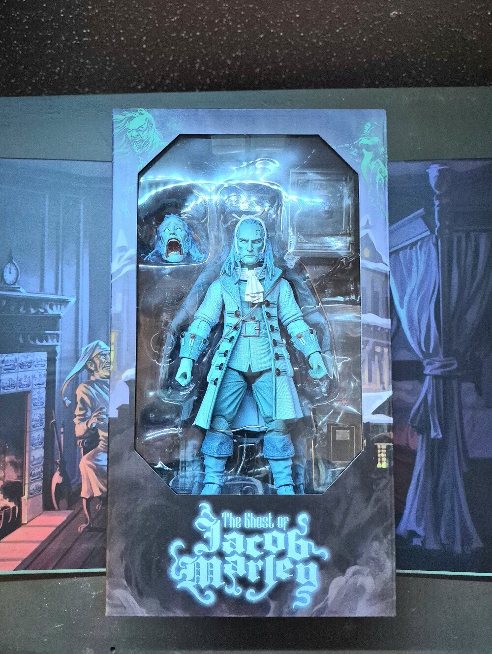 The Ghost of Jacob Marley Blue Articulated Figure - Collector's Edition